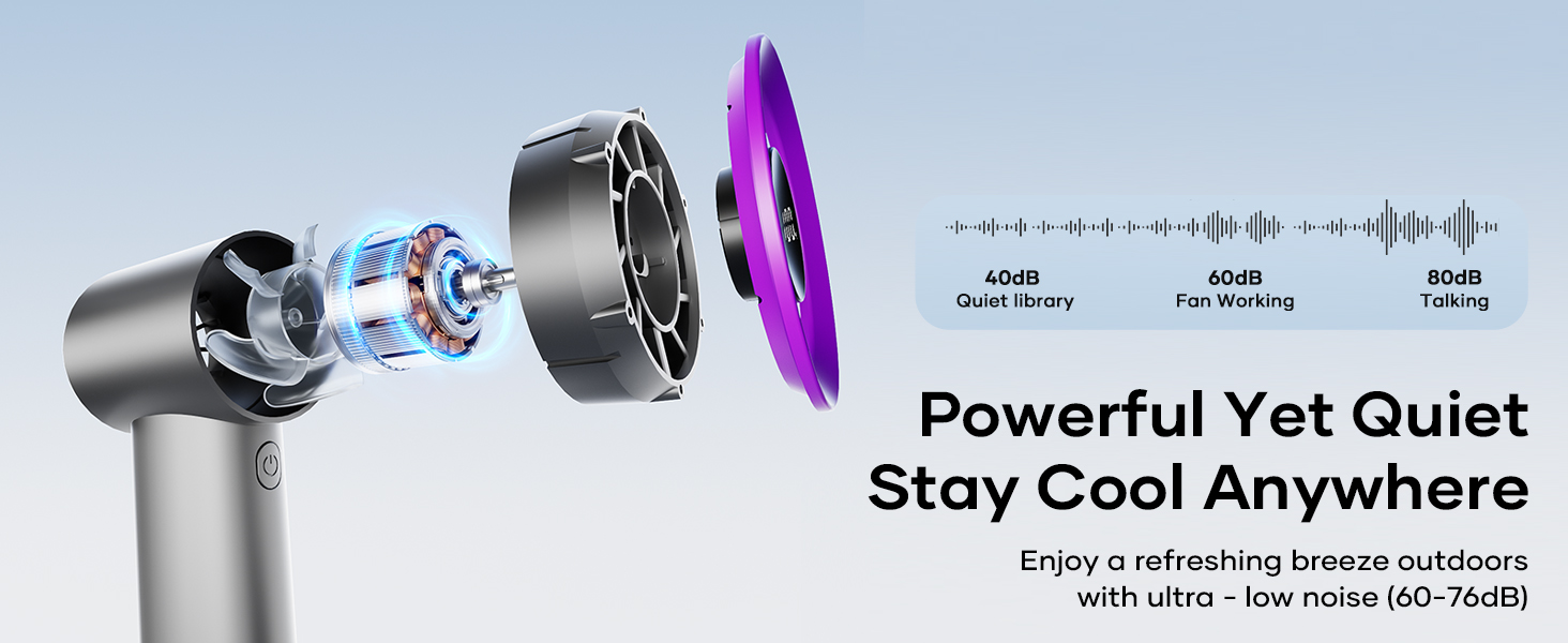 Sothing Engine Mini Portable Handhand Fan