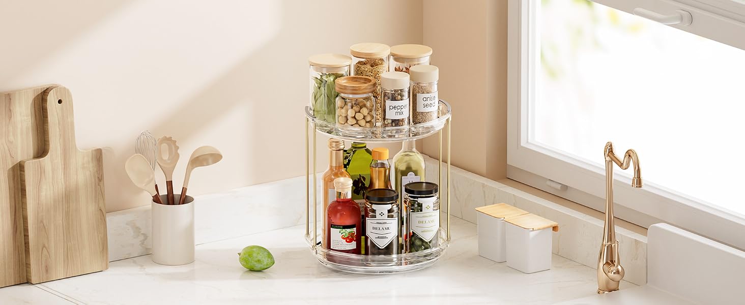 Kitchen Countertop Organizer Spice Racks