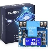 Low Voltage Cutoff Controller FORIOT DC 6-60V 30A Low Voltage Disconnect Protection Module with L...