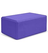 Yoga Block, Large Yoga Block 9x6x4 Inches, Sturdy Yoga Foam Blocks, High Density & Non Slip Surfa...