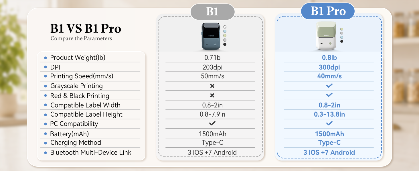 NIIMBOT B1 Pro Label Maker