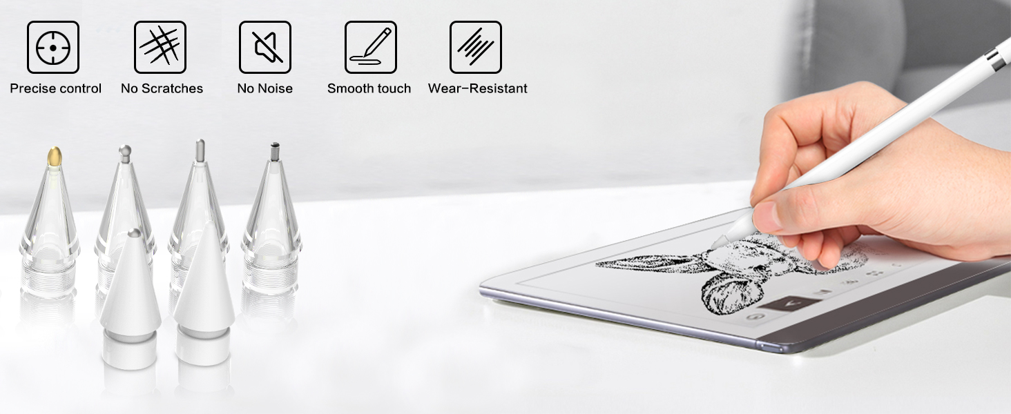 iPad pencil tips
