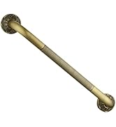 Lucyound Antique Gold Shower Grab Bar 20 inch, Bathroom Handrail with Anti-Slip Handle, Screw Mou...