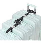 Vigorport Luggage Straps, Metal Luggage Connector Straps for Suitcases, Stretchable Add A Bag Adj...