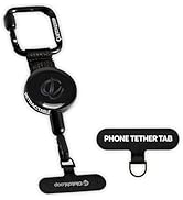 ClutchLoop Anti-Theft Phone Tether - Universal Adhesive Anchor, Retractable Steel Line and Lockin...