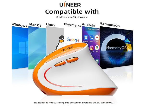 Uineer Ergonomic Wireless Vertical Mouse