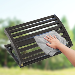 adjustable footrest foot rest under desk office accessories couch bamboo wooden