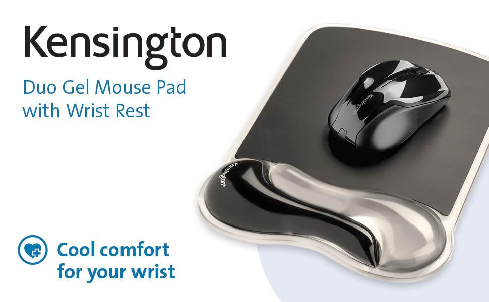 Kensington Duo Gel Mouse Pad with Wrist Rest - Gray (K62399US)