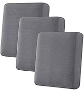 H.VERSAILTEX Super Stretch Individual Seat Couch Slipcover Sets Thick Jacquard Textured Twill Fab...