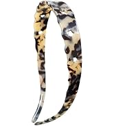 LAYONGMOLI Acetate Hairbands for Women - Non-Slip Thin Headbands with Teeth, Eyewear-Friendly Des...