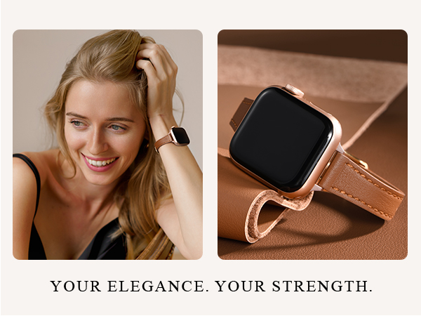 leather apple watch band