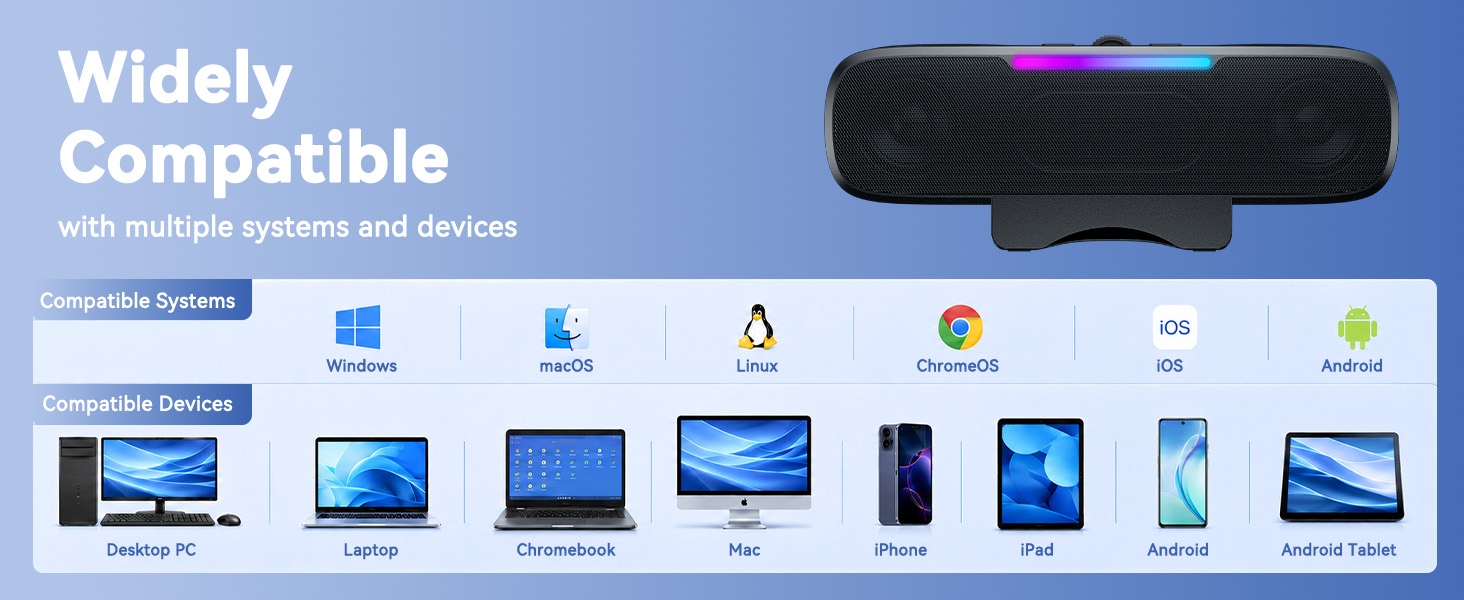 Works with a wide range of USB and USB-C devices and operating systems