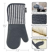 extra long oven mitts