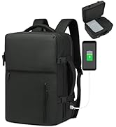 SUIKIHUM Business Travel Carry on Backpack, Lay Flat Luggage Style Bag with USB C & A, 16-inch Su...