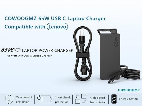 65W USB C Laptop Charger