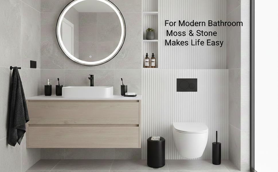Bathroom Accessories Set, 6 Piece Bath Ensemble