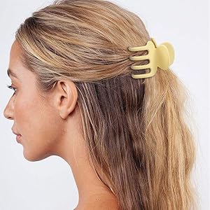 Round claw clip