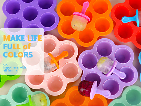 Silicone Popsicle Molds pop baby cube mini children Kids Ice Pop Molds Ice Cream Mould