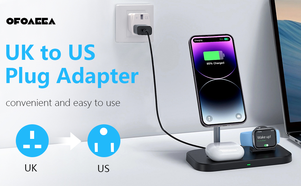 UK to US plug adapter