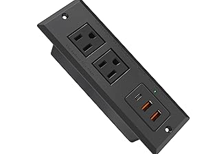 Recessed Power Strip USB C