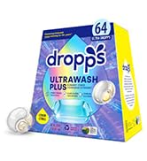 Dropps Odor & Stain Biobased Power Laundry Detergent Pods, Crisp Breeze HE Compatible Laundry Pod...