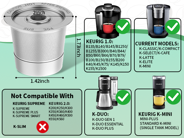 stainless steel k cups for keurig