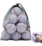 Magicorange Baseball, Foam Baseball Practice Training Baseballs Unmarked Baseball Soft Toss, Batt...