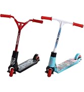 2Pcs Finger Scooter Mini Two Wheel,Mini Scooters Finger Board Accessories,Tiny Trick Scooter for ...