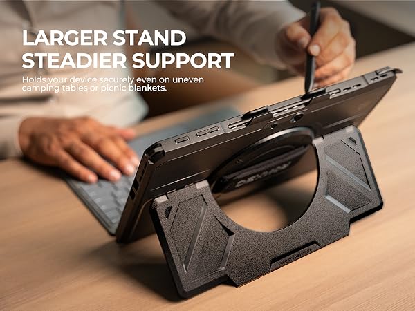 Dexnor for Microsoft Surface Pro 11/10/9 Case 13-inch with Kickstand