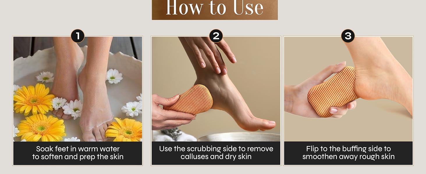 Facón Pumice Stone Exfoliating Foot Scrubber
