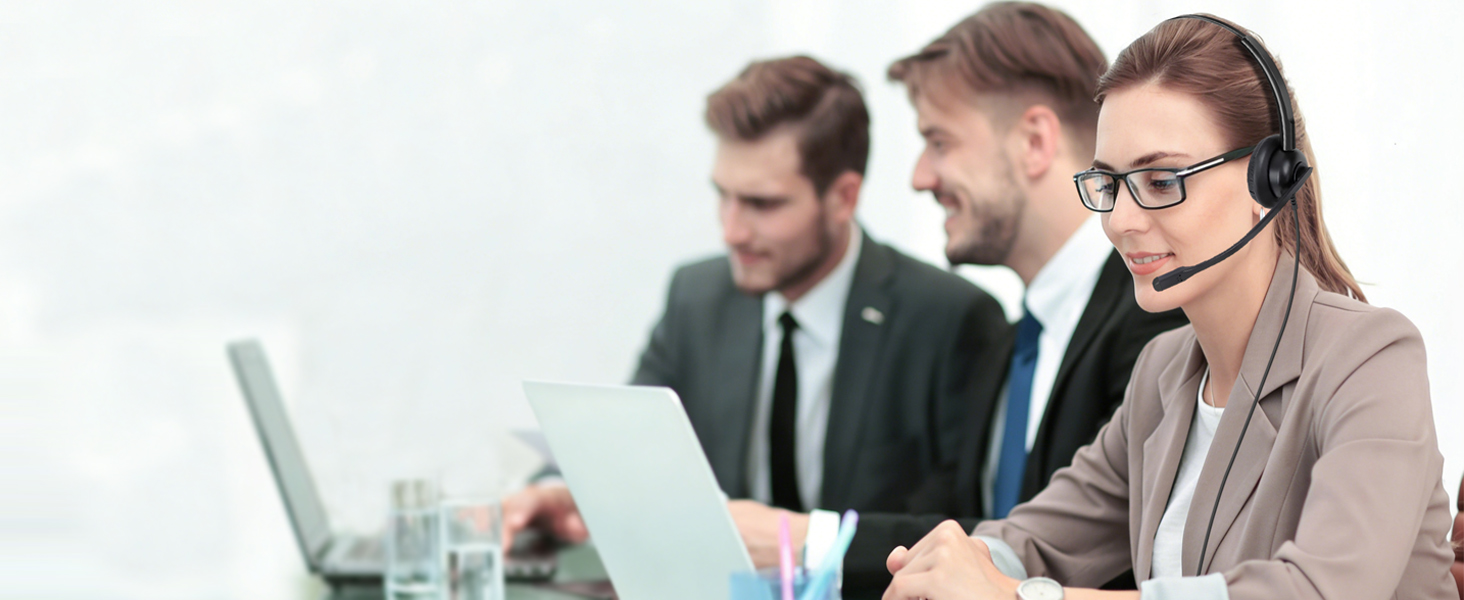 computer heaset with microphone