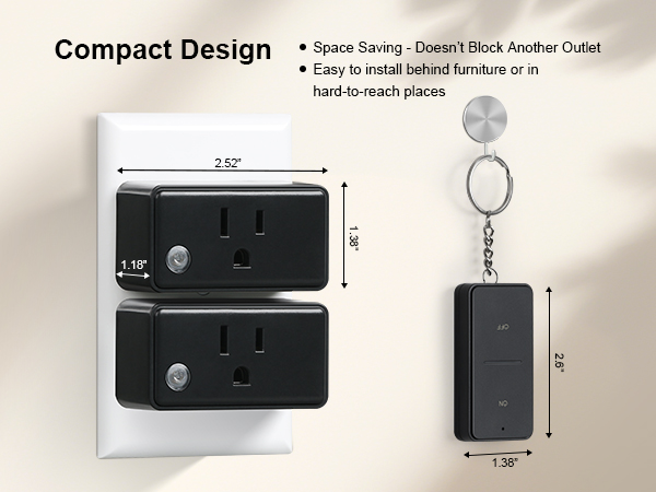wireless remote control outlet