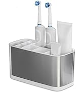 Colist Toothbrush Holder Stainless Steel Electric Toothbrush Holder Detachable Easy Clean Bathroo...
