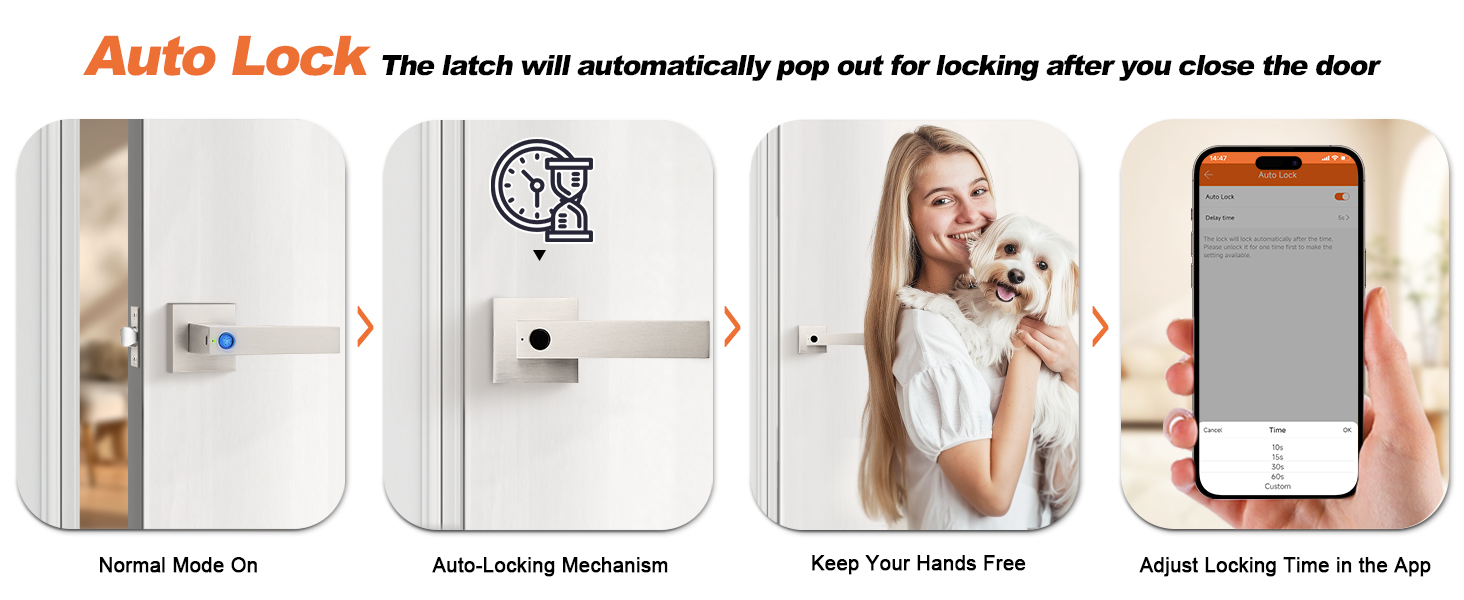 smart door lever