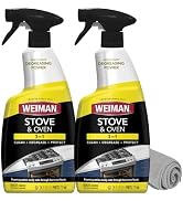 Weiman Heavy Duty Stove and Oven Cleaner and Degreaser for Glass, Ceramic Cooktops, BBQ grill gra...