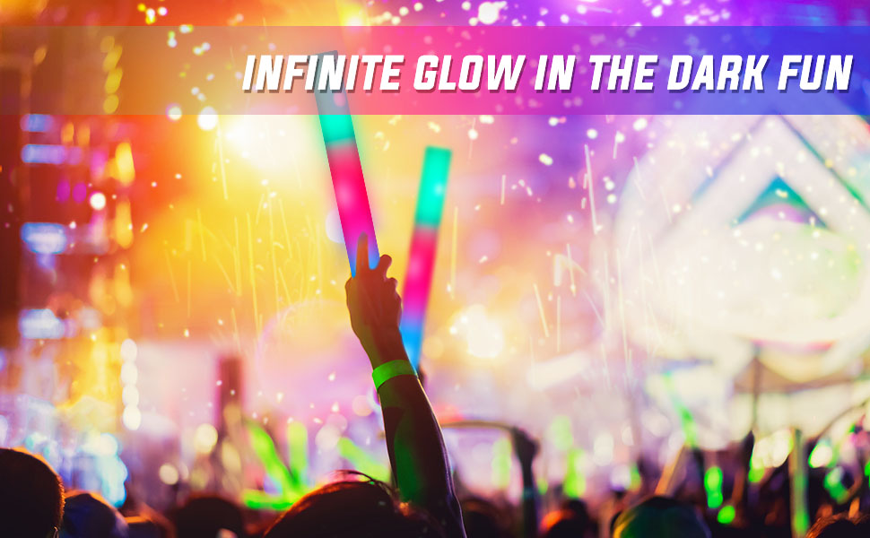 glow sticks party pack