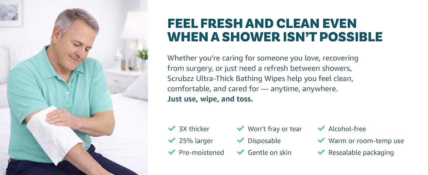 bathing wipes