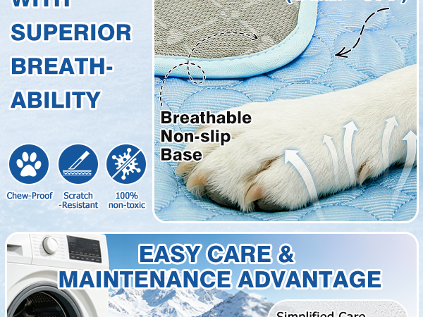 dog cooling bed summer pet mat reusable dog cooling mat indoor outdoor