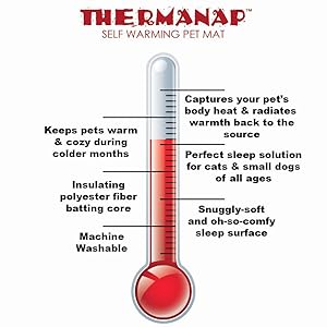 furhaven thermanap snow leopard self warming technology