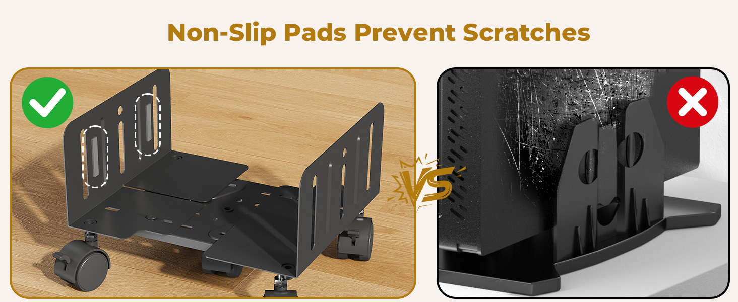 4 non-slip pads
