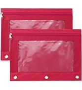 TOPWOOZU Pencil Pouch 3 Ring