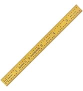 PEC Tools 6-inch Mechanic's Ruler, Titanium Nitride Coating, Measurement Accuracy 1/32", 1/64", 1...