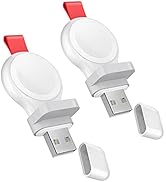 i.VALUX Apple Watch Travel Charger, 2 Pack Magnetic Wireless Portable iwatch Charger,Quick Chargi...