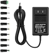 Arkare 12V 3A Power Supply Adapter 36W ac/dc Charger AC 100V-240V to DC 12Volt 3amp Power Cord 12...