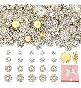 NUKAYAI 200Pcs Clear White Rhinestones for Bedazzling, 8mm 10mm 12mm 14mm Jewels Crystals Diamond...