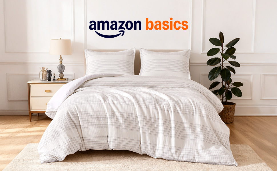 Basics Duvet cover and Pillow Shams Grey 1
