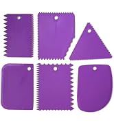 Cake Smoother Scraper, Cake Scraper Set, Dough Scraper Icing Scraper Polisher Tool, Cake Decorati...