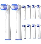 YMPBO Replacement Heads Compatible with Oral B Braun Cross Action Electric Toothbrush, 10 Pack To...