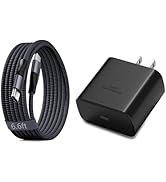 2025 New iPhone 17 Charger Fast Charging, 45W USB C Super Fast Charger Block & 6.6FT Long Type C ...