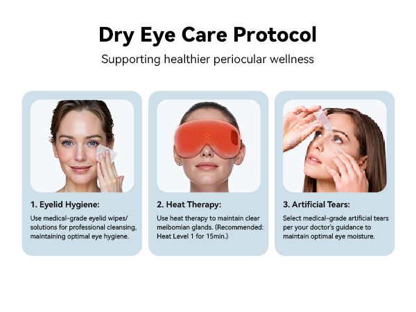 dry eye relief eyelied heat therapy